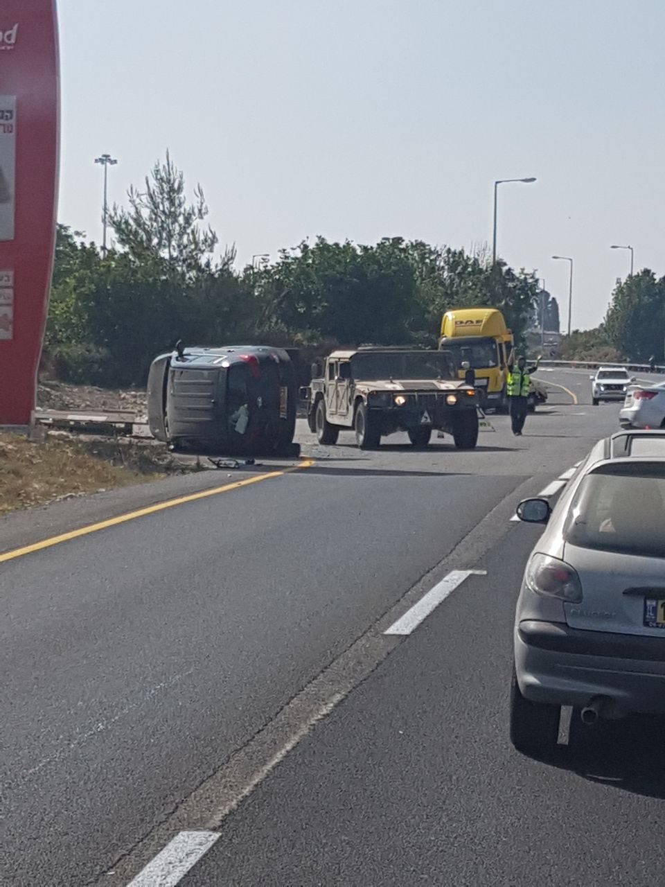 حادث طرق مروع على طريق الدالية الياكيم 