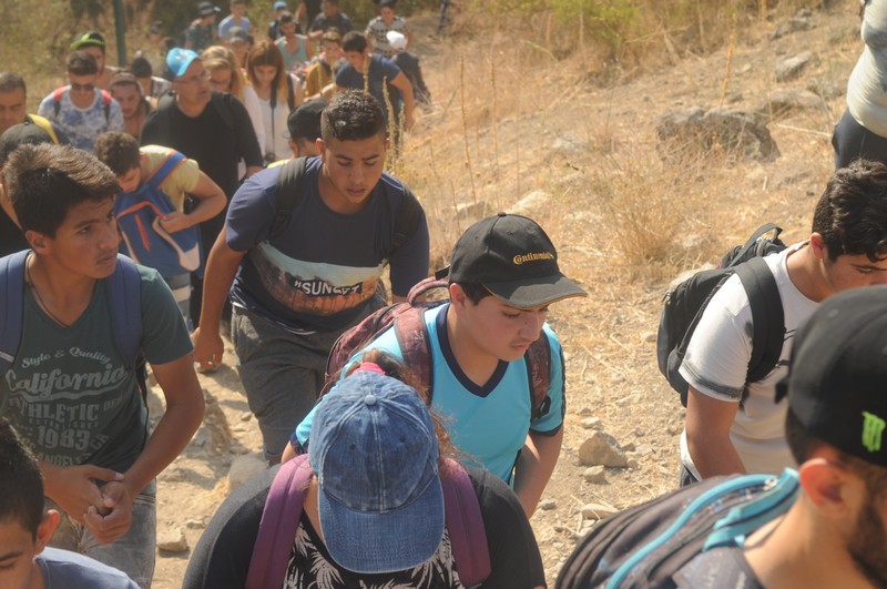 جمعيَّة حماية الطَّبيعة تُنظّم رحلة مبيت لطُلّاب مدرسة مفتان حزّور المغار للتَّعرُّف على البلاد