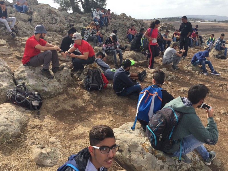 جمعيَّة حماية الطَّبيعة تُنظّم رحلة مبيت لطُلّاب مدرسة مفتان حزّور المغار للتَّعرُّف على البلاد