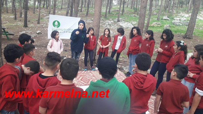 الابتدائيّة جولس ب تحتفل مع جمعيّة حماية الطّبيعة بعيد غرس الأشجار في حرش أحيهود