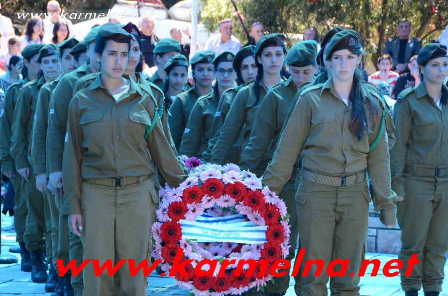 טכס הזיכרון לחללי העדה בבית הקברות הצבאי