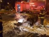مصاب في حادث اصطدام عند مفترق مكسيم في مدينة حيفا