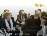 فيديو| زوجة اللبناني علاء أبو فخر بعد استشهاده أمام عيني طفله: خدوا حق زوجي